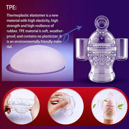 Electric Penis Trainer Massager Glans Vibrator Masturbator with 11 Vibration Modes