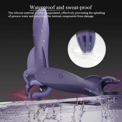 Penis Vibrator Glans Trainer Stimulator Masturbator with 10 Vibrating Patterns