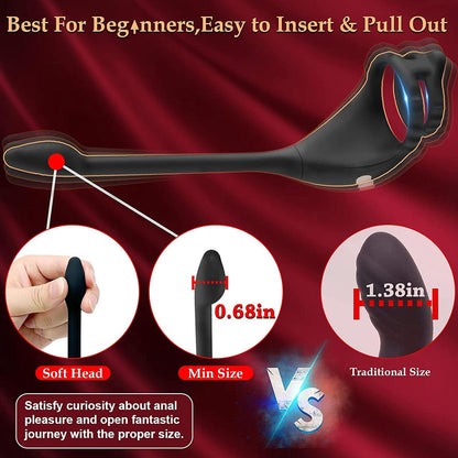 9 Vibrating Prostate Massager Anal Vibrators Cock Rings