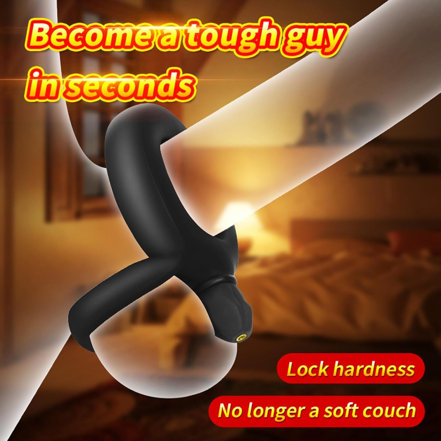Inflatable Penis Trainer Cock Ring Exerciser with Adjustable Pump