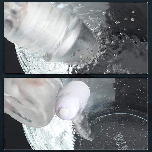 Reusable Penis Sleeve Extender Cock Ring with Multiple Vibration Modes