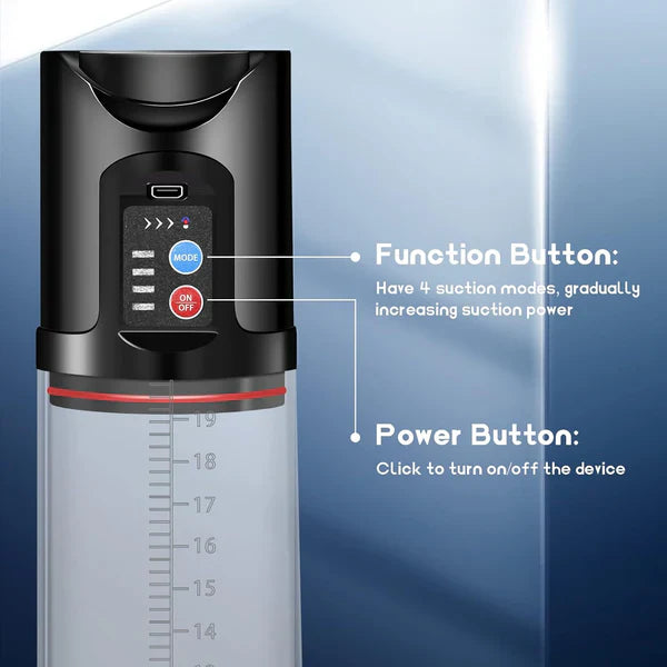 Automatic Electric Penis Vacuum Pump Enlarger with 4 Powerful Suction Modes