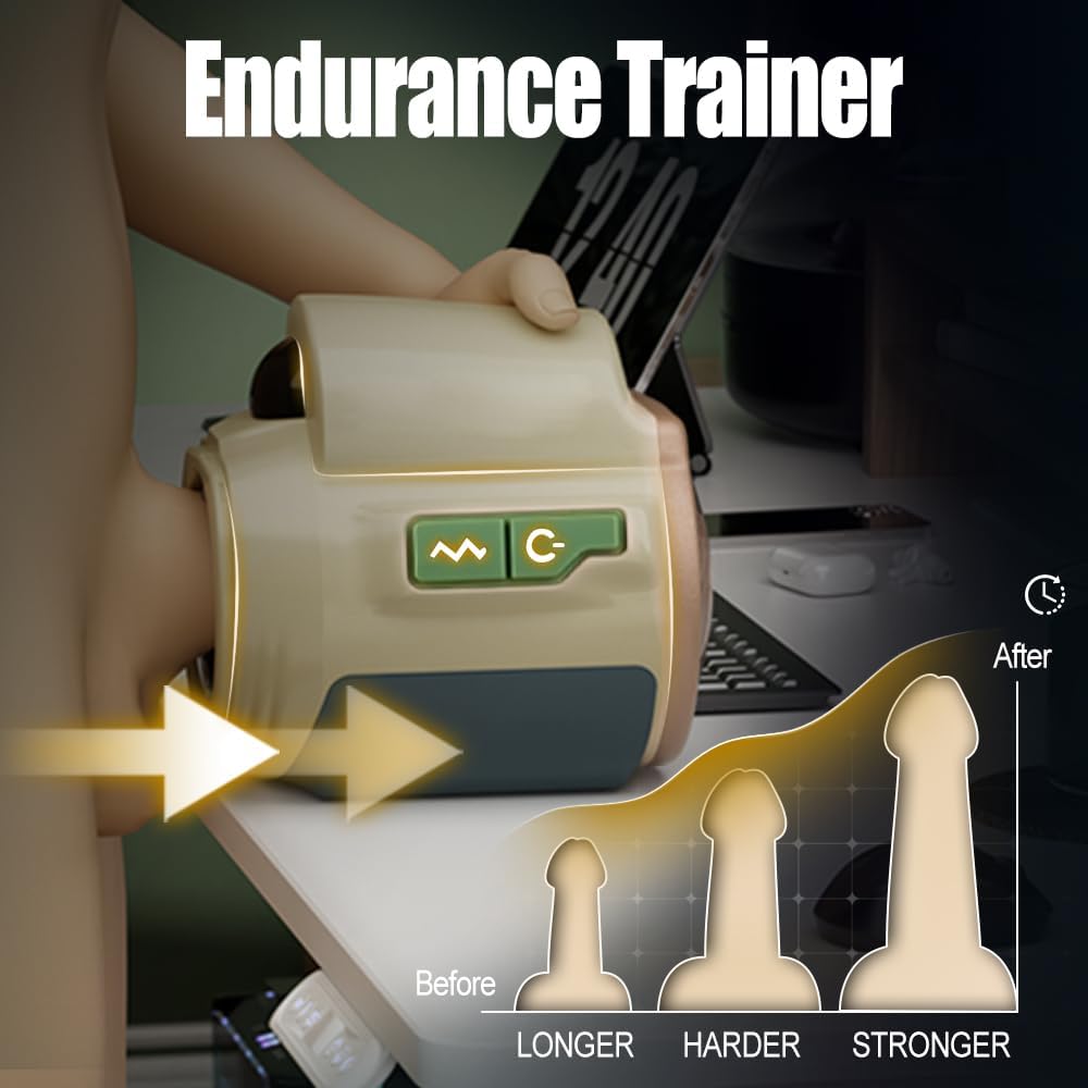 Automatic Masturbator Penis Trainer Stroker Blowjob Sex Machine with 7×7 Modes