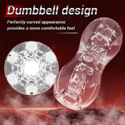 Open Ended Pocket Pussy Stroker Blowjob Penis Trainer Masturbator