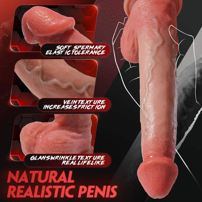 10.3 inch Realistic Fantasy Huge Dildo with Strong Suction Base