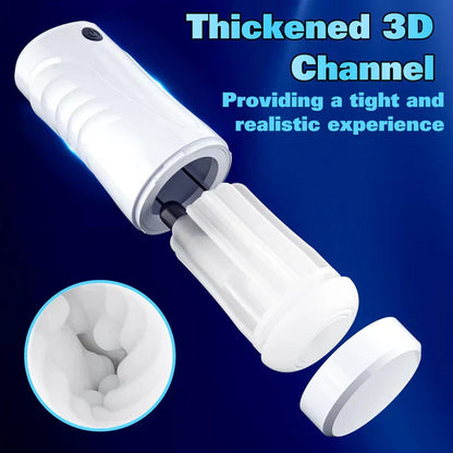 Automatic Masturbator Stroker Pocket Pussy with 10 Intense Vibration Modes