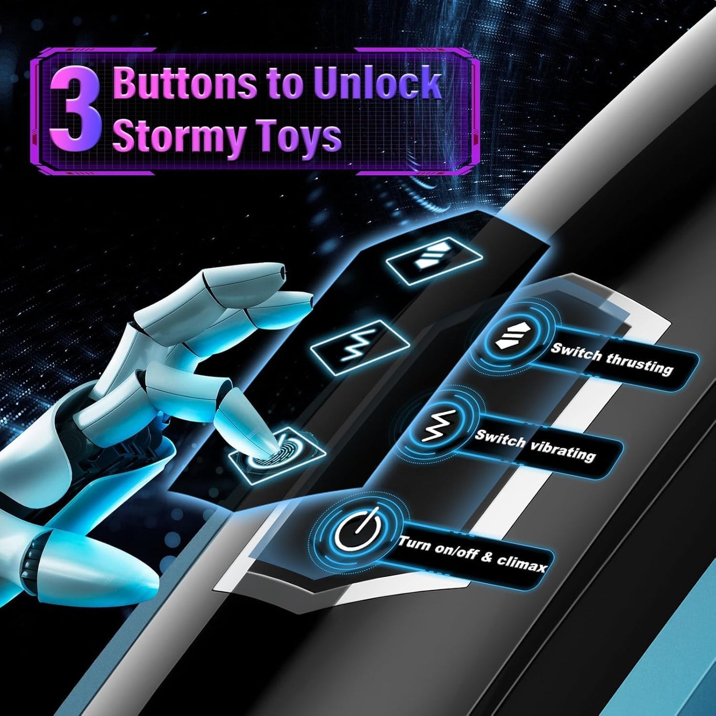 Automatic Masturbator Stroker Pocket Pussy with 7 Thrusting & Vibrating Modes