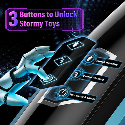 Automatic Masturbator Stroker Pocket Pussy with 7 Thrusting & Vibrating Modes