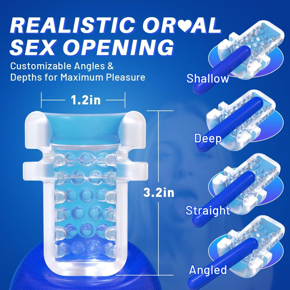 Automatic Masturbator Glans Trainer Blowjob Sroker with 3 Powerful Vibration Modes