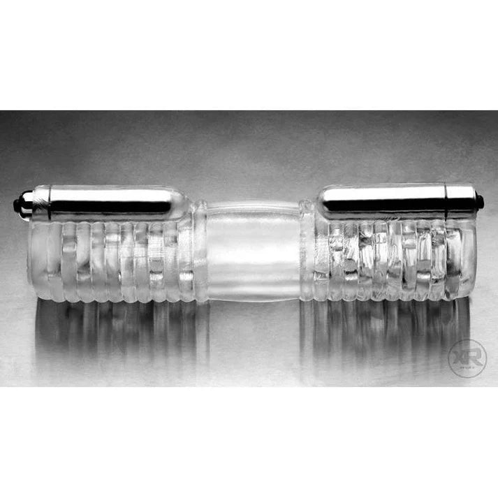 Double Stroker Electric Penis Trainer Vibrator Masturbator