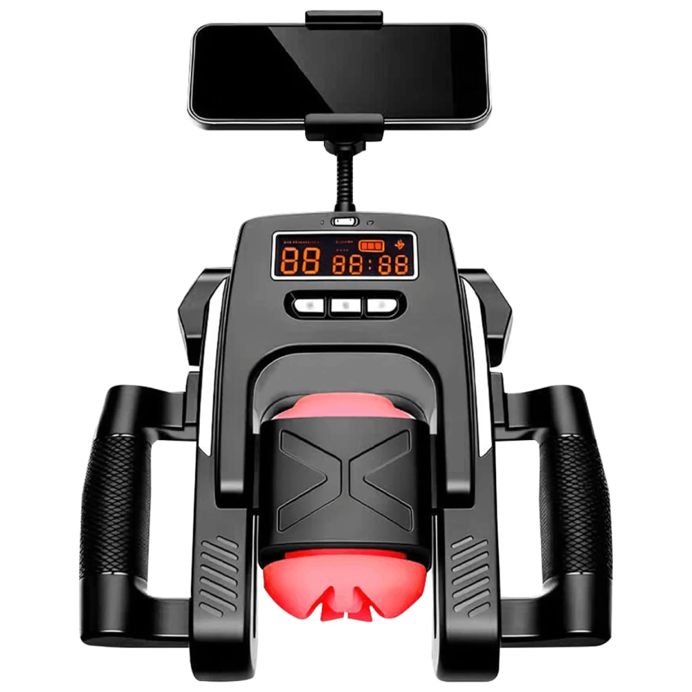 LCD Display Automatic Masturbator Sex Mahcine With 9 Push & Vibration Modes