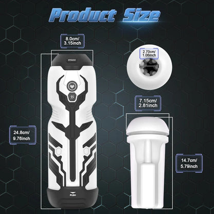 Automatic Sucking Masturbator Blowjob Machine with 7 Suction & Vibration Modes