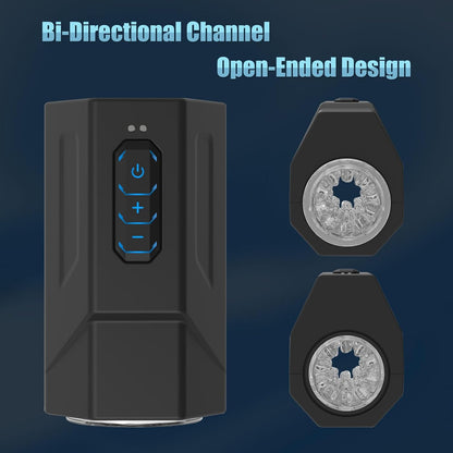 2 IN 1 Automatic Masturbator Stroker Sex Machine With 5 Thrusting & Rotating Modes