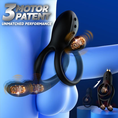 3 IN 1 Multipoint Penis Trainer Vibrator Clitoral Stimulator with 10 Vibration Modes