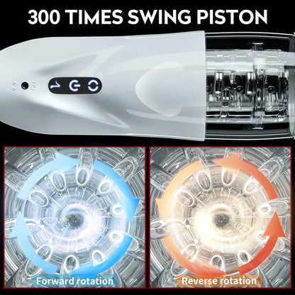 Automatic Masturbator Blowjob Penis Pumps with 10 Speed & Rotation Modes