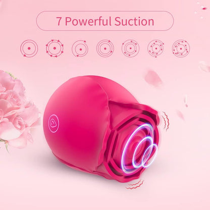 Rose Toys Vibromasseur clitoridien avec 7 modes de tapotement époustouflants 