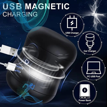 Open-Ended Oral Automatic Masturbator Blowjob with 10 Vibration Modes