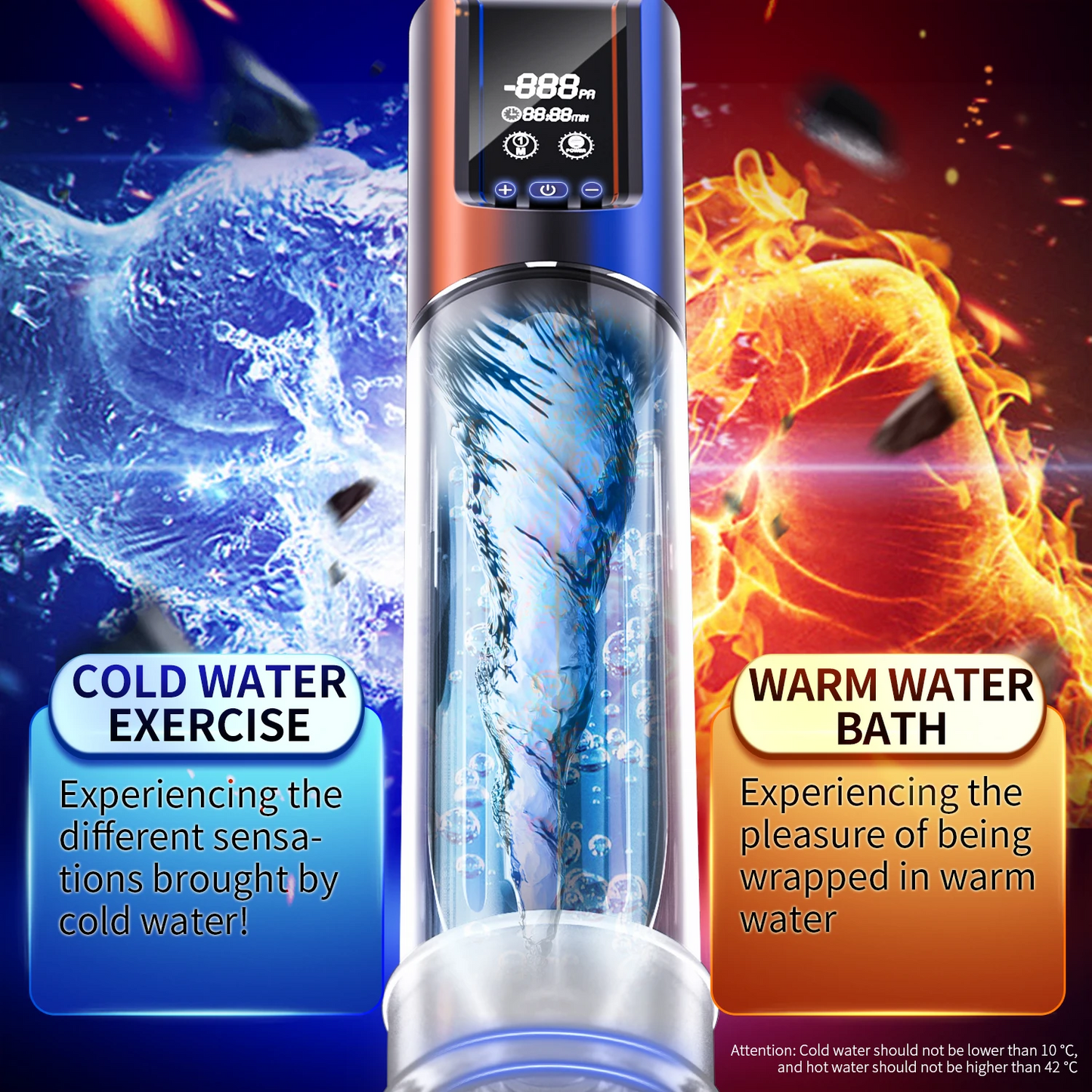 Electric Penis Pump Erection Trainer Blowjob with 4 Powerful Suction Modes