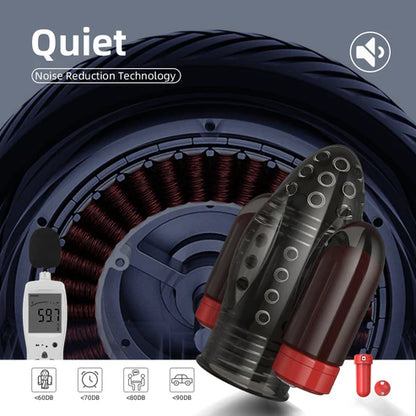 Electric Penis Trainer Glans Vibrator Stimulator with 10 Vibration Modes