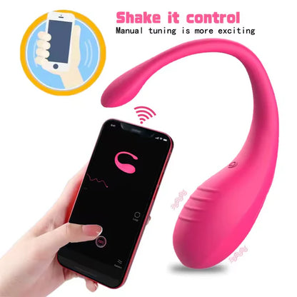 APP Remote Control Vibrator Portable Vibrating Stimulator with Intelligent Modes