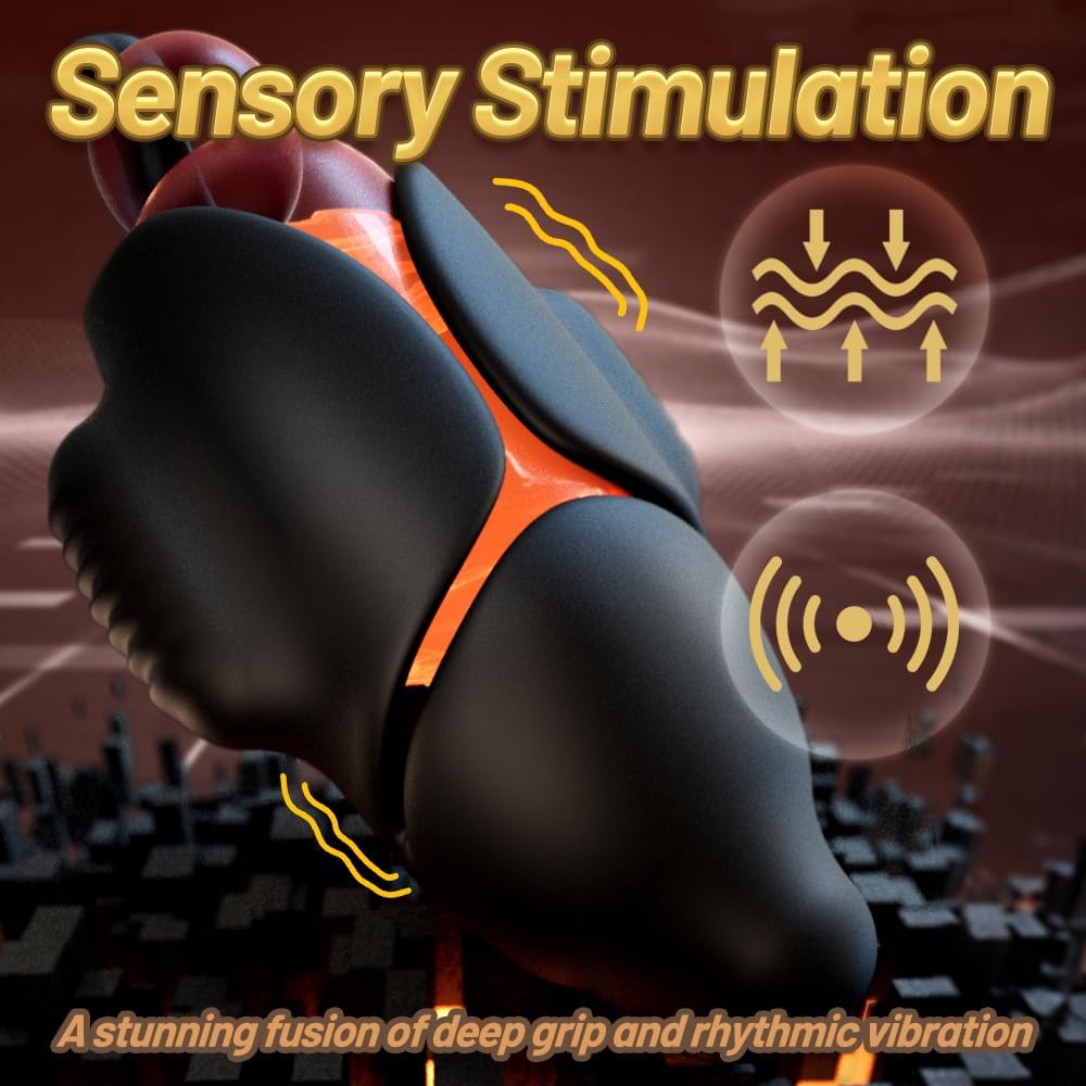 Electric Penis Trainer Glans Vibrator Masturbator with 10 Vibration Modes