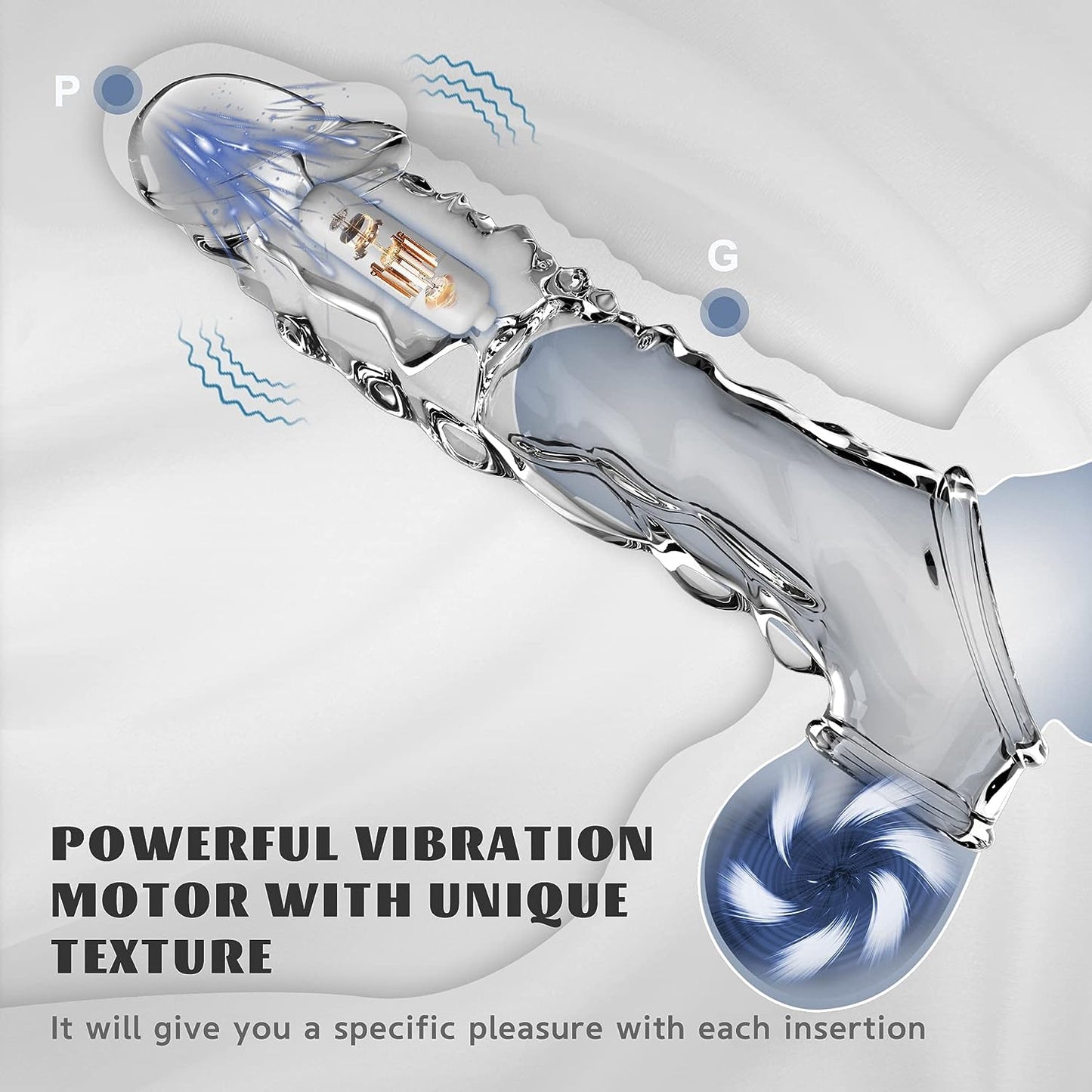 Extension d'anneau pénien transparent de 3,6 pouces avec anneau pénien vibrateur 