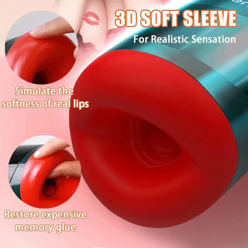 Automatic Sucking Heating Masturbator Stroker Blowjob Sex Machine with 7*7 Smart Mods