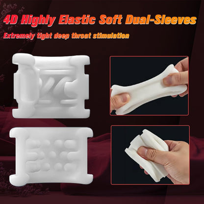 360° Wrapping Automatic Masturbator Blowjob with 5 Thrusting & Rotating & Vibrating