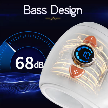 High Speed Dual Stimulation Sucking Masturbator with 10 Vibrating & Telescopic Modes