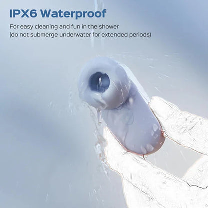 2 IN 1 Mini Headphone G Spot Vibrator Stimulator with 5 Tongue Suction & Vibration Modes