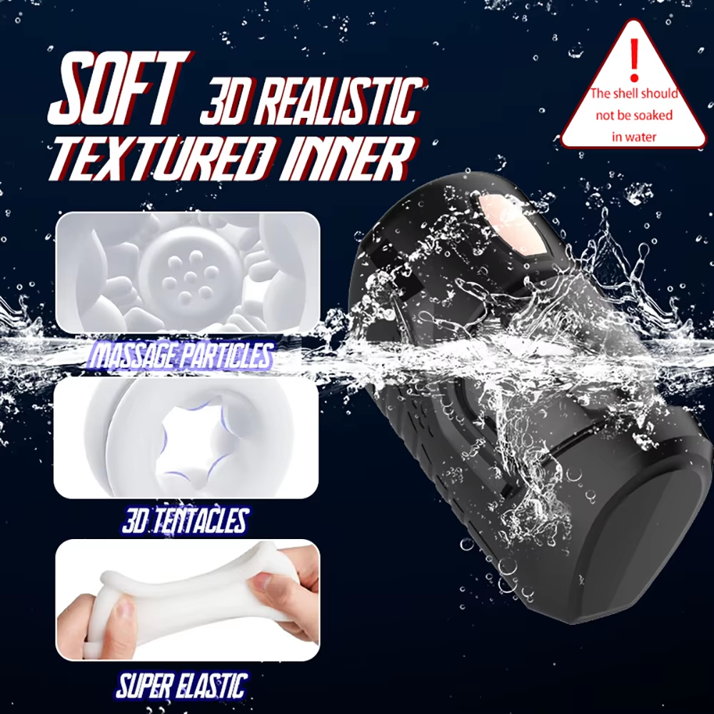 Automatic Masturbator Stroker Blowjob Machine with 10 Thrusting Vibration Modes