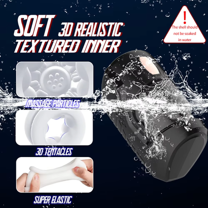 Automatic Masturbator Stroker Blowjob Machine with 10 Thrusting Vibration Modes