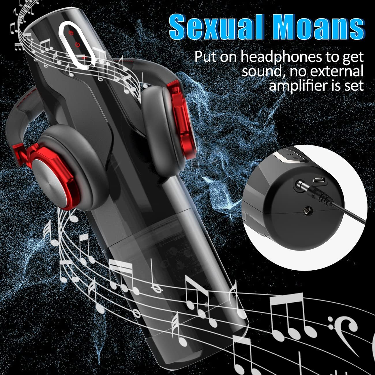 Automatic Blowjob Machine Stroker Masturbator with 10 Thrusts Rotation Modes