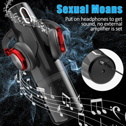 Automatic Blowjob Machine Stroker Masturbator with 10 Thrusts Rotation Modes