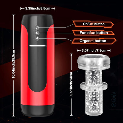 Automatic Masturbator Stroker with 7 Sucking & Vibrating Modes