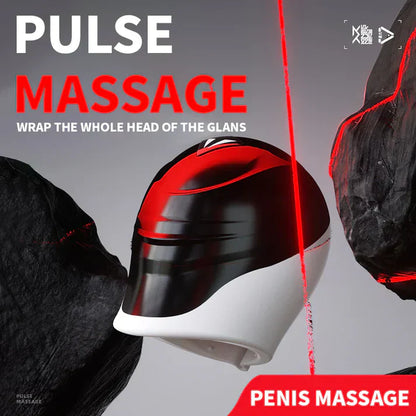 Iron Man Glans Training Massager Masturbator Vibrator Penis Exercise