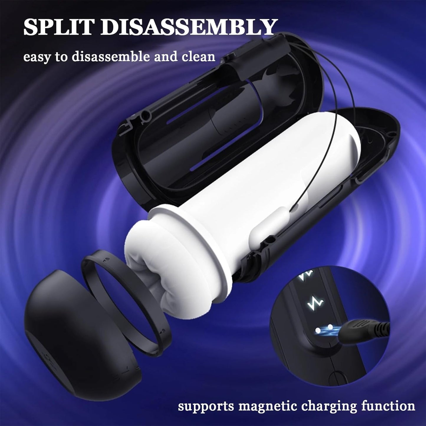 APP Control Automatic Masturbator Glans Stimulator Stroker with 10 Vibration Modes