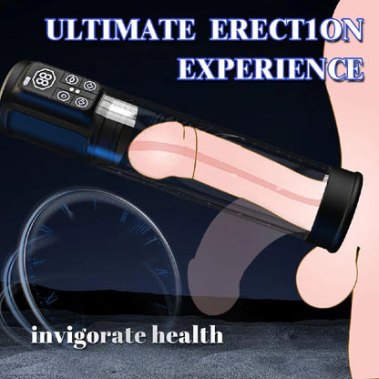 4 + 3 Suction Pressure Electric Vacuum Pump Penis Pump Masturbator