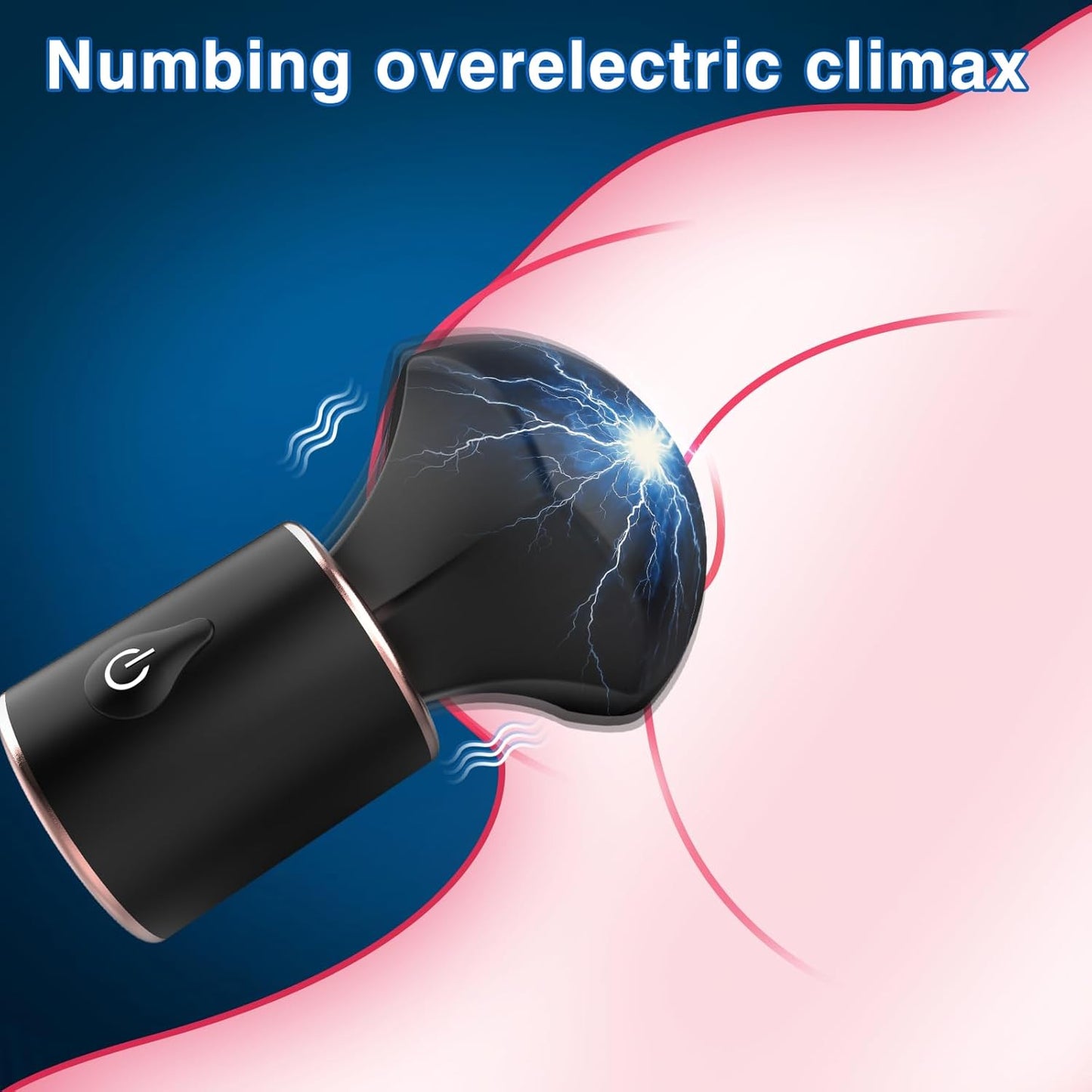 Magic Wand Vibrator Clitoral Nipple Stimulator Massager with 10 Vibrations & 5 Elektroschock Modes