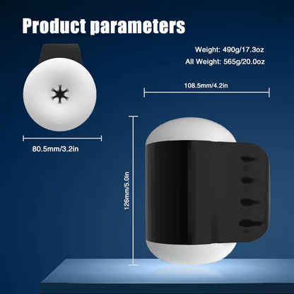 Automatic Masturbator Penis Trainer Oral Sex Machine with 9 Vibration Modes