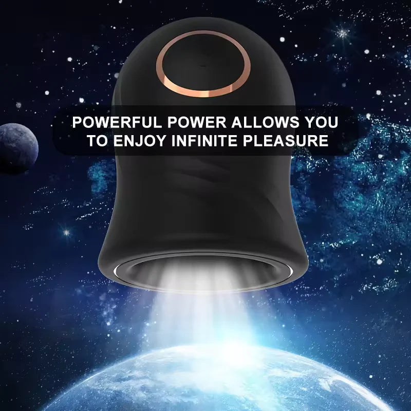 Automatic Masturbator Penis Trainer Vibrator Glans Massage with 12 Vibrations