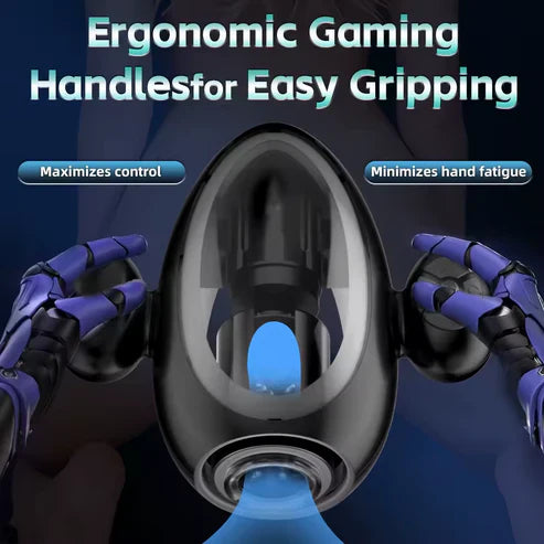 Automatic Masturbator Penis Trainer Stroker with 9 Sucking & Thrusting & Rotating & Vibrating