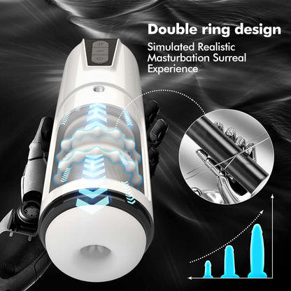 7 Thrusting & Vibrating Stimulation Modes Automatic Masturbator Pocket Pussy Stroker