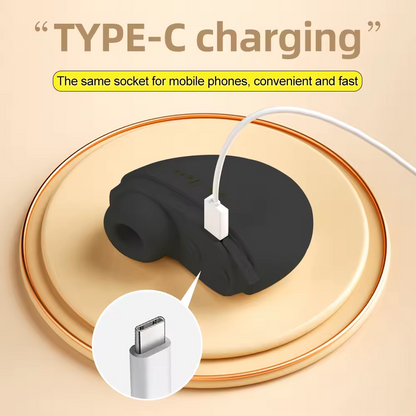 Oral Vacuum Clitoris Nipple Vibrator Stimulator Massager with 10 Suction Modes