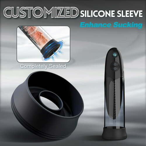 Triple-frequency Automatic Penis Pump with Vacuum Suction & Super Waterproof