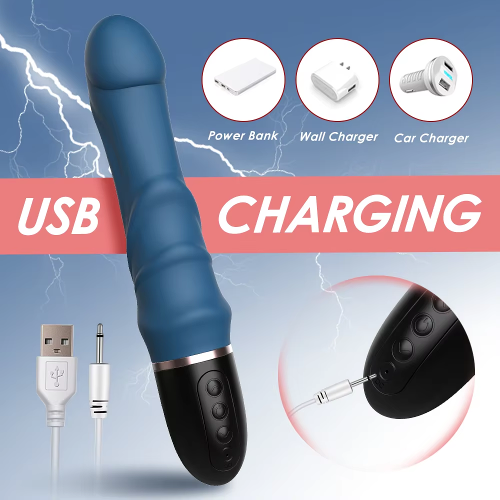 Huge Big Dildo Vibrator Vaginal Massager with 10 Powerful Vibration Modes