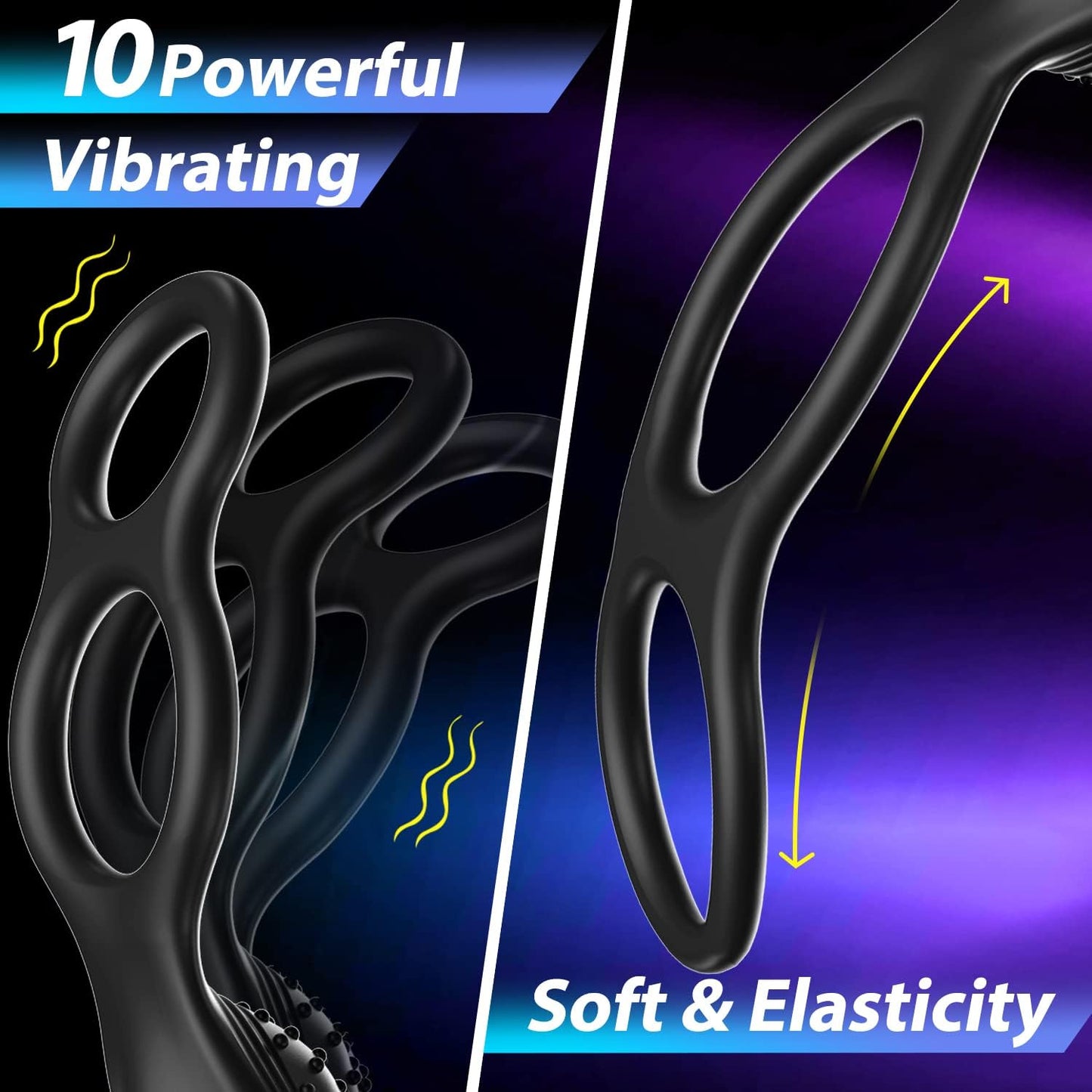 Thrusting Anal Plug Vibrator Prostate Massager with 10 Thrusting & Vibrating Modes
