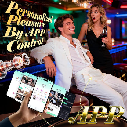 Portable Penis Cage Chastity Belt BDSM Protection Testicle Trainer with 9 Modes & APP Control
