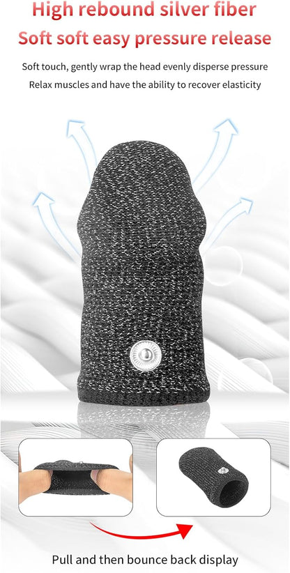 E-stim Penis Rings Glans Trainer Stimulator with 8 Shock Modes & 19 Shock Intensities