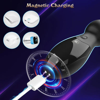 Anal Beads Vibrator Prostate Massager with 9 Powerful Vibrating Modes